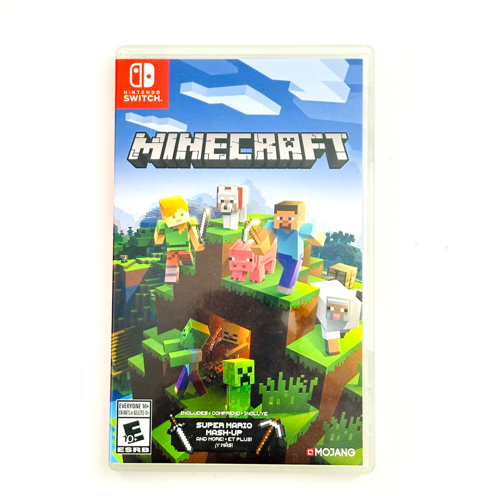 Replacement Case For Minecraft with Super Mario Mash-up for Nintendo Switch