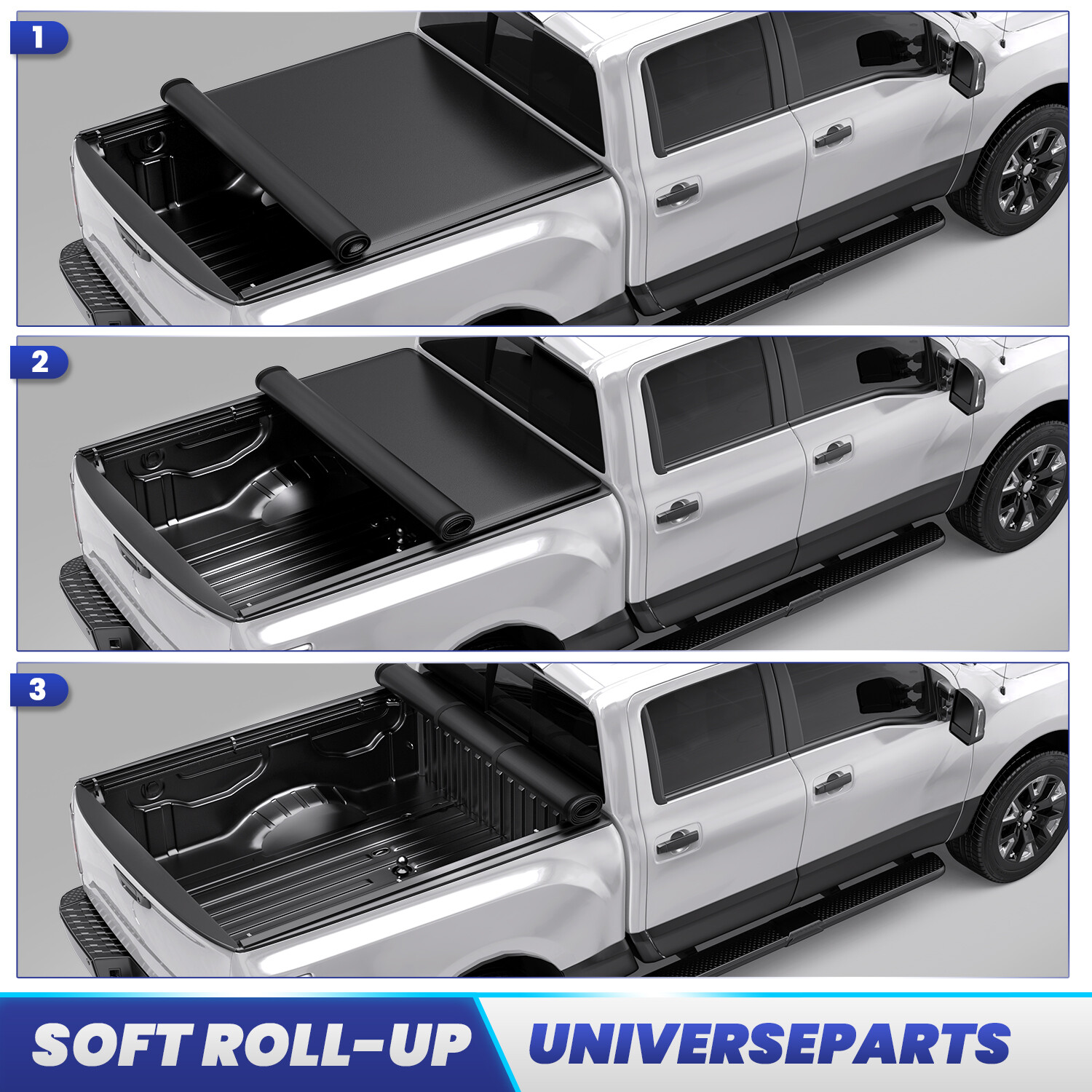 New 5.7/5.8FT Tonneau Cover Bed For 2009-2025 Dodge Ram 1500 2500 3500 On-Top