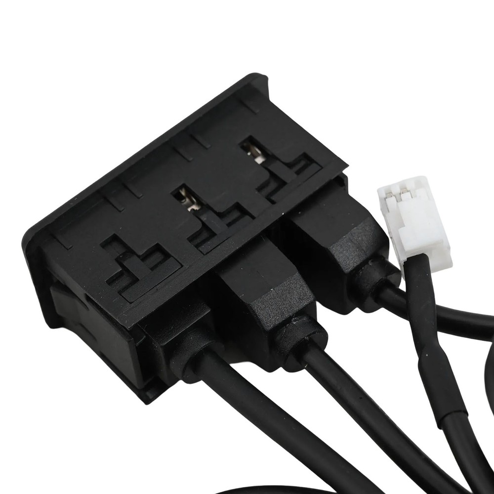 Premium Car for DASH Mount USB+TYPEC Port Panel Interface with 145cm Cable