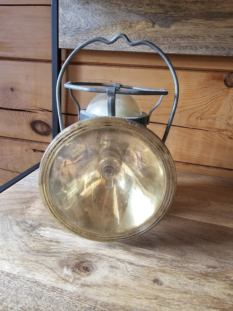 VINTAGE DELTA POWERLITE LANTERN BATTERY OPERATED TRAIN LANTERN AS-IS UNTESTED