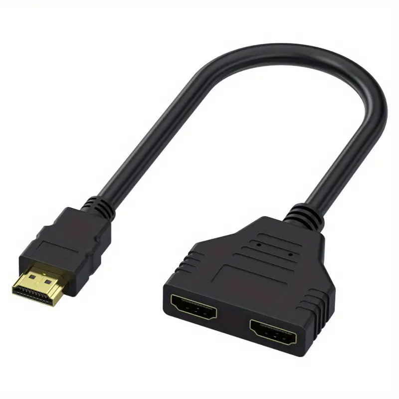 4K HDMI Cable Splitter Adapter 2.0 Converter 1 In 2 Out 1 Male to 2 Female lot
