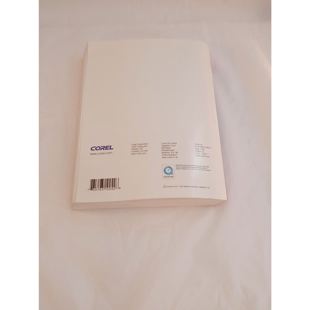 Corel Coreldraw Graphics Suite 12 For Windows - Book Only