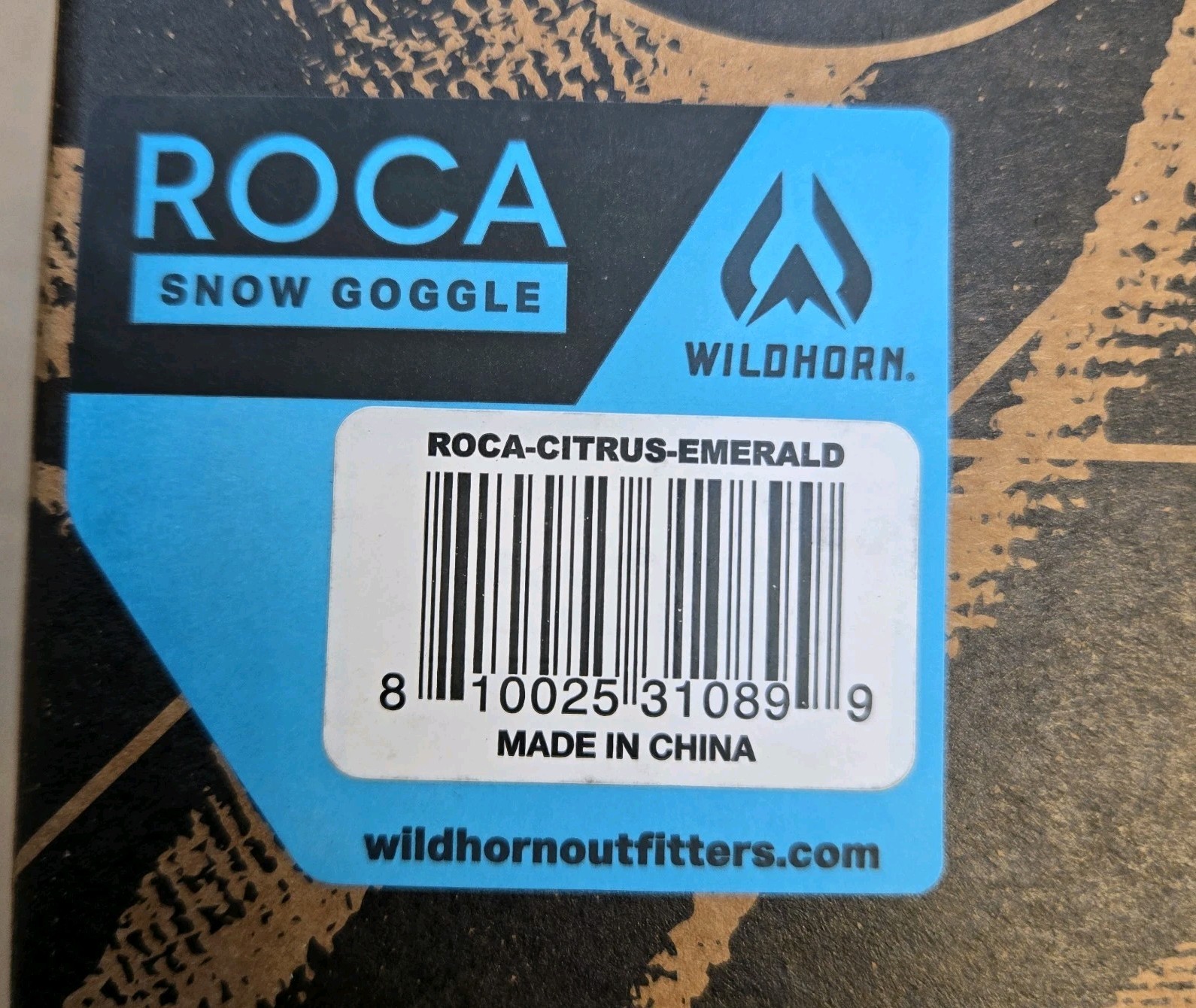 Wildhorn ROCA SNOW GOGGLE/ SKI AND SNOWBOARD GOGGLES. ROCA-CITRUS-EMERALD