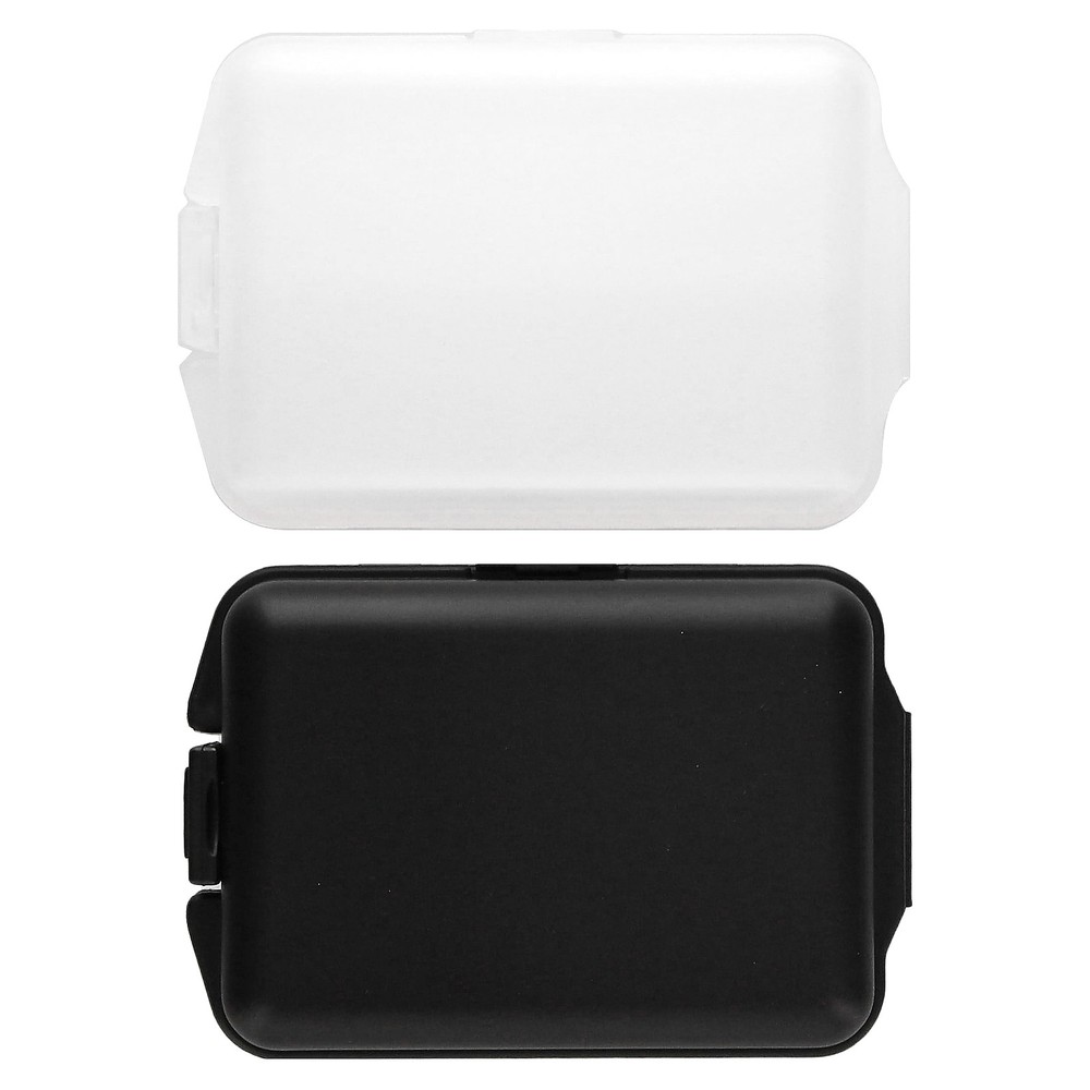 Solid Medication Dispensing, Black & White, 2 Count