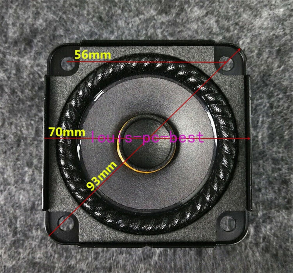 1PC bluetooth wave cloth edge full range speaker 25W 2.75 inch