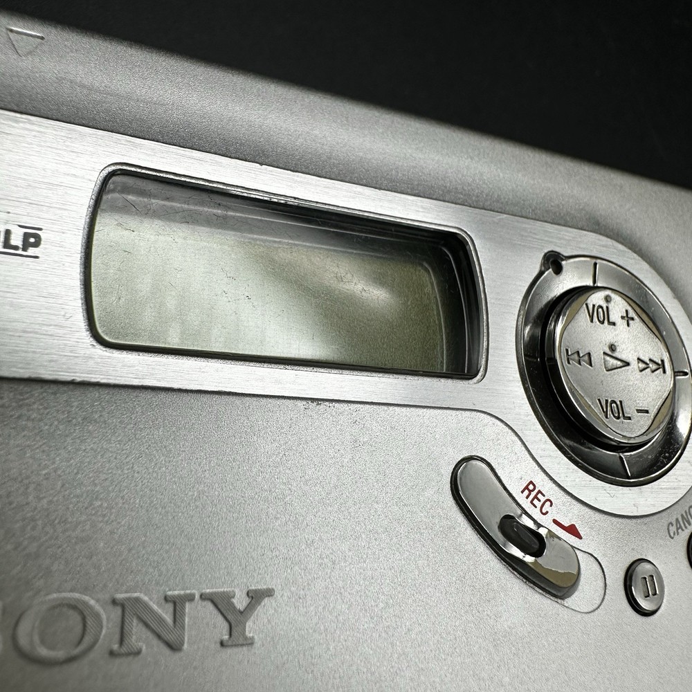 SONY MZ-N920 NET MD WALKMAN Silver Tested Working