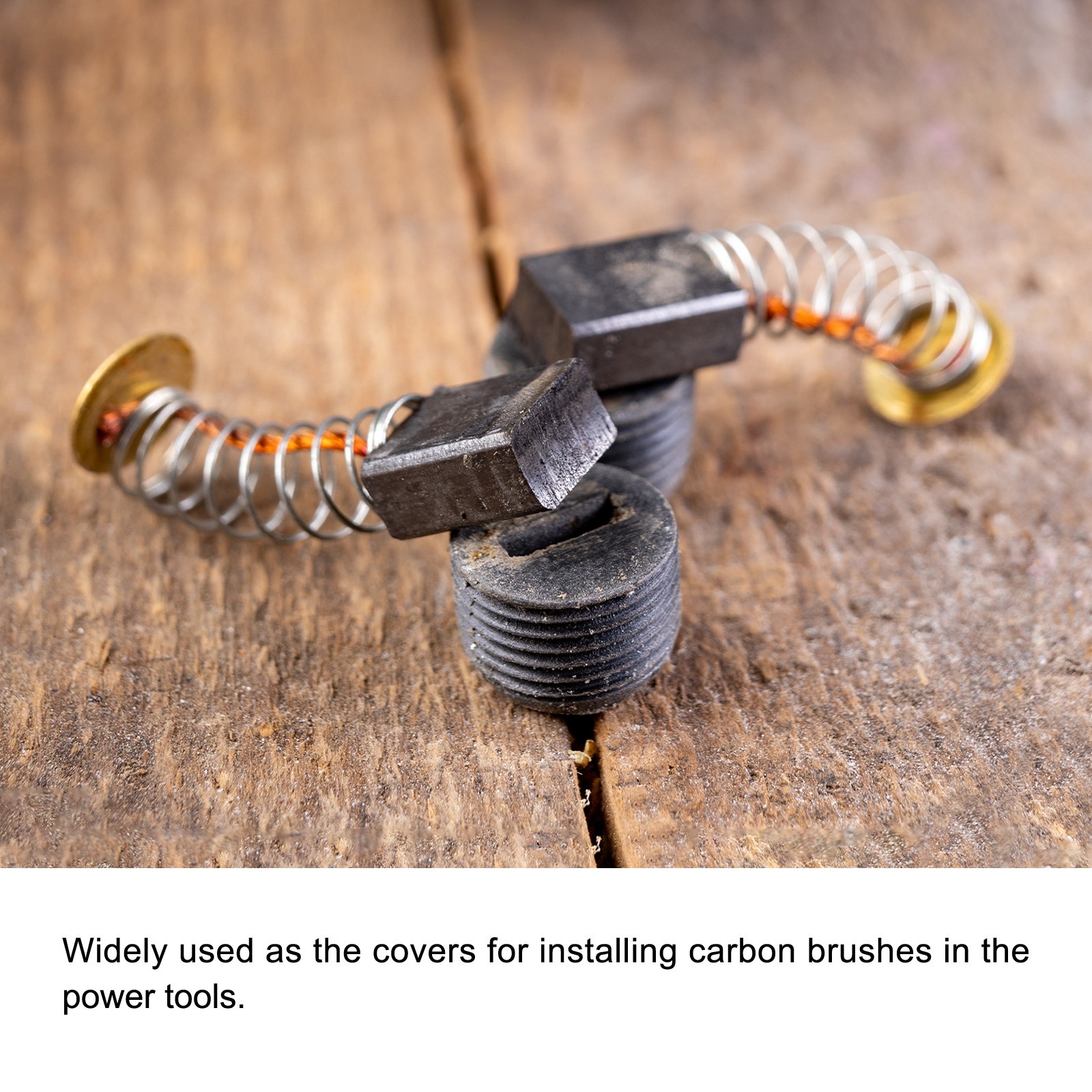 2 Pcs Carbon Brushes Holder Caps Plastic Cover Caps 16mm OD