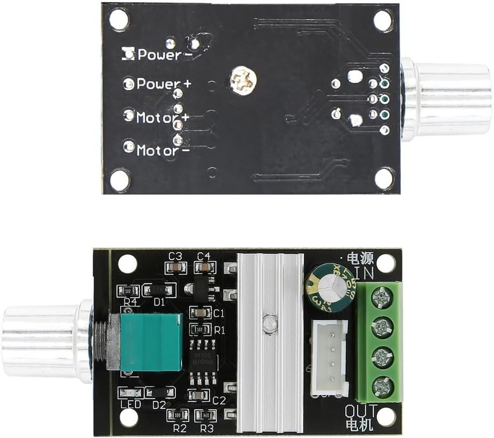 High-Quality 1203BB DC Motor Speed Controller - Adjustable, Reversible, Compact