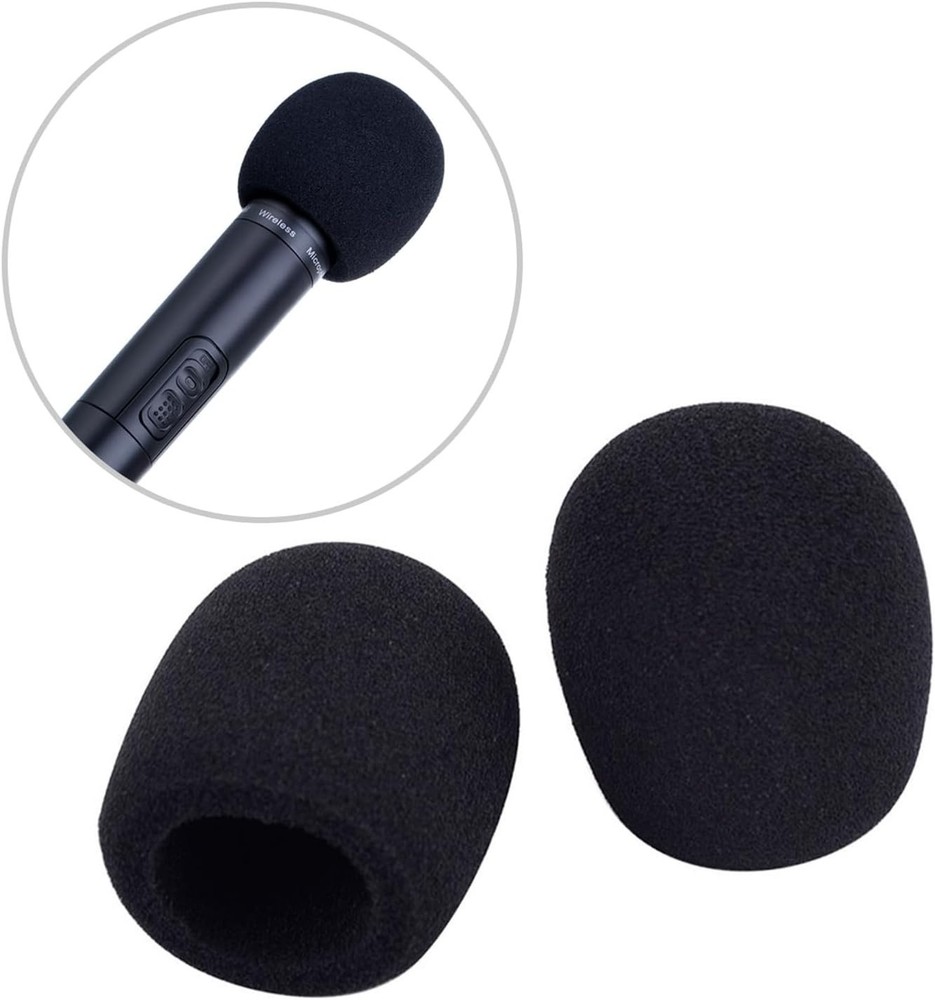 Soft Foam Microphone Windscreens - 5 Pack for Optimal Performance and Hygiene