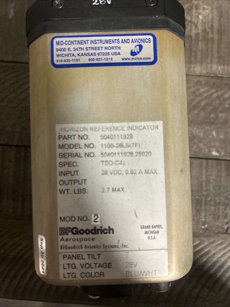 BFGoodrich Horizon Reference Indicator 504-0111-928