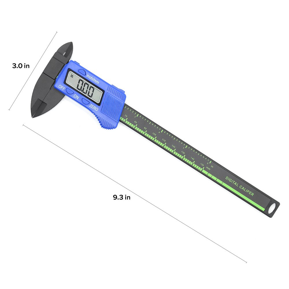 Electronic Digital Caliper, Plastic Vernier Caliper, Caliper Measuring Tool with