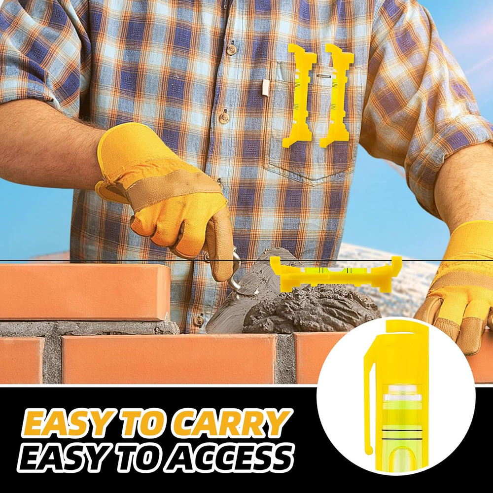 8 Pcs Hanging Bubble Line Level String Tools, Mini Spirit Level for Building Tra