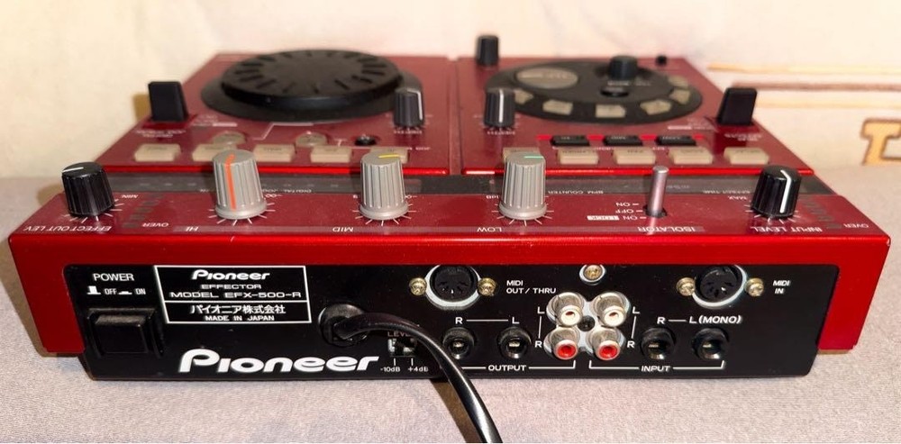 Pioneer EFX-500 DJ Effects Controller Turntable Mixer Performance Effector RED