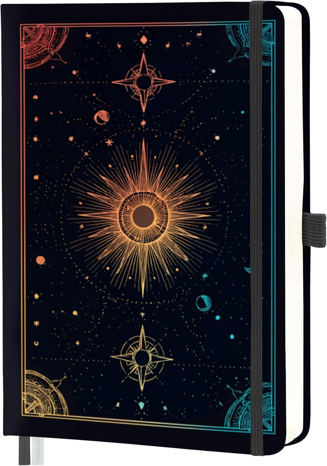 Lined Journal Notebook for Women & Men,A5 Hardcover PU Leather Journals for Writ