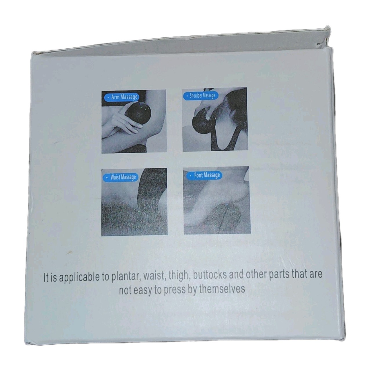 JIEJUNJIE Vibrating Massage Ball with Heat, 5 Modes, Memory, Myofascial Relea...