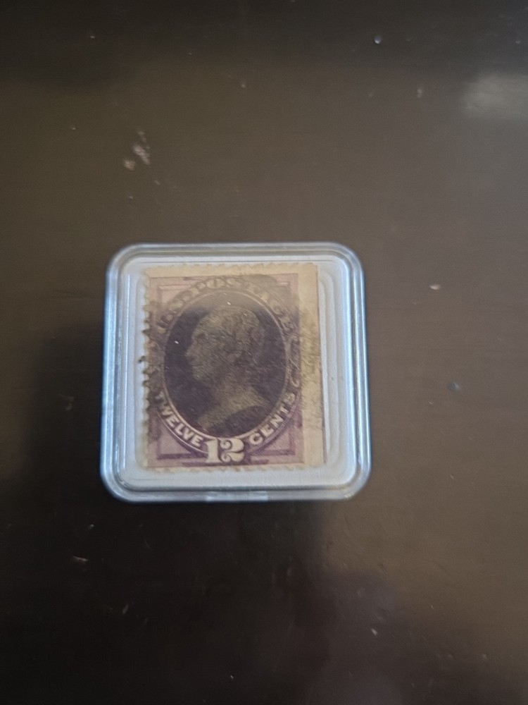 1973 Clay 12c Purple - Violet Centennial Stamp Postmarked Scott #162