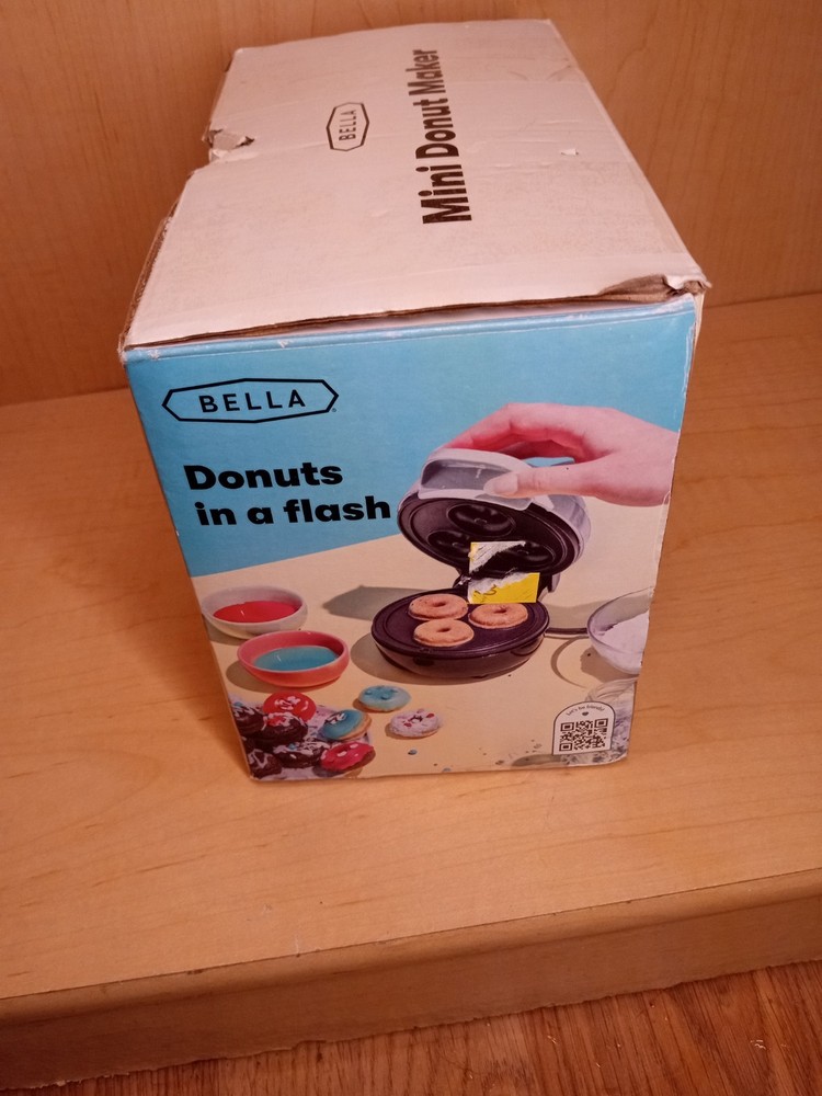 Bella Mini Donut Maker 2017 New In Box Never Used