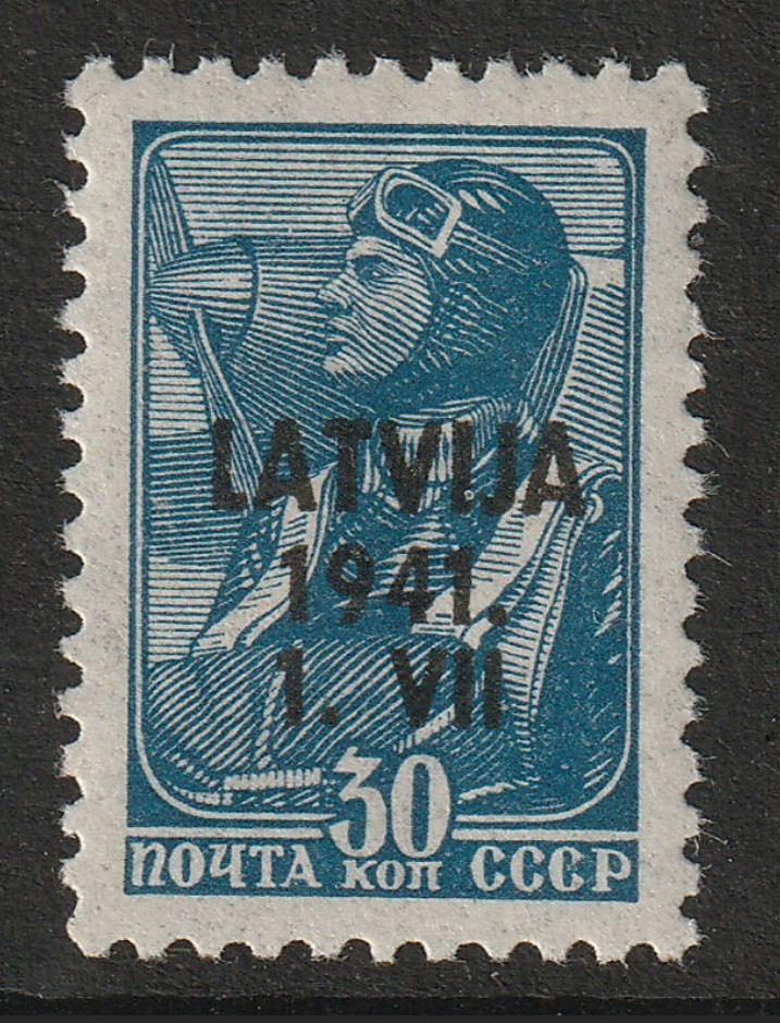 Latvia 1941 German Liberation Issue 30c Mint Hinged / Rem - S43340