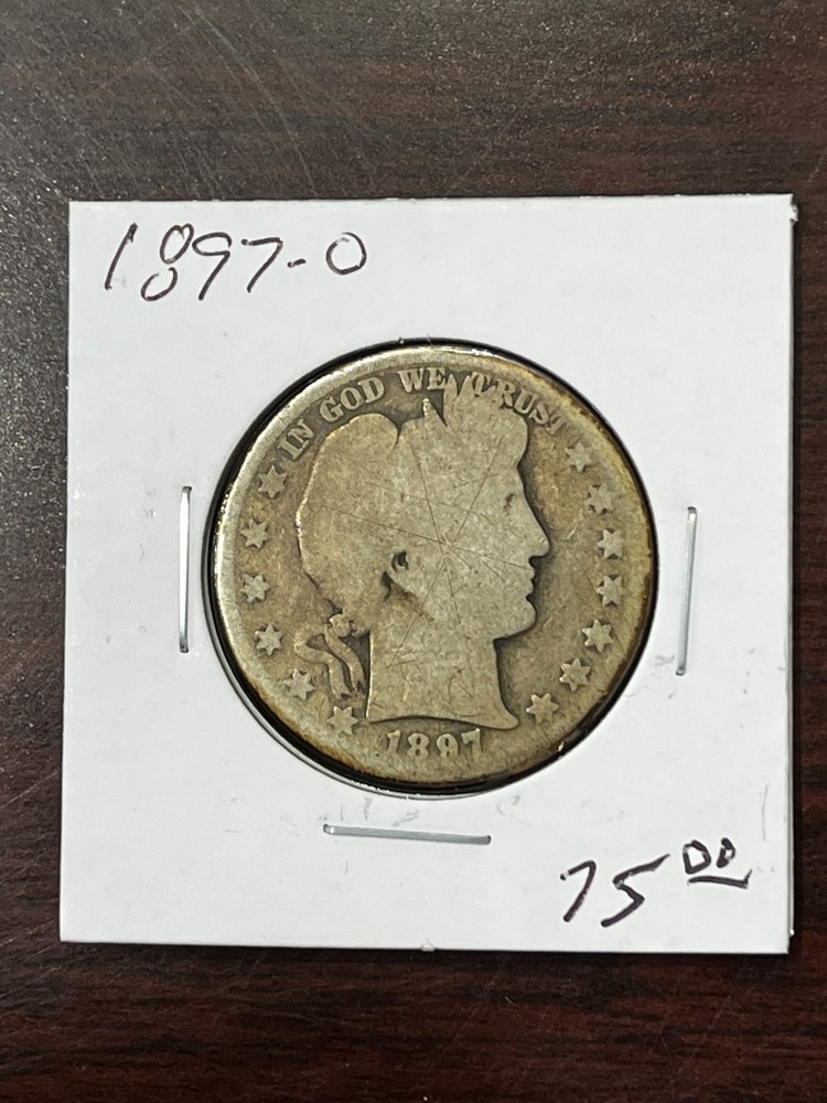 1897-O Barber Half Dollar Nice Coin