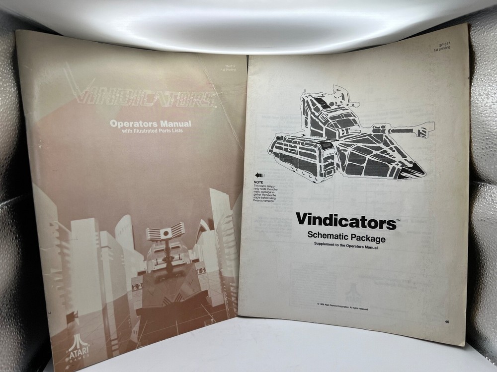 ATARI: Arcade game Manuals Collection from distributors library YOUR CHOICE
