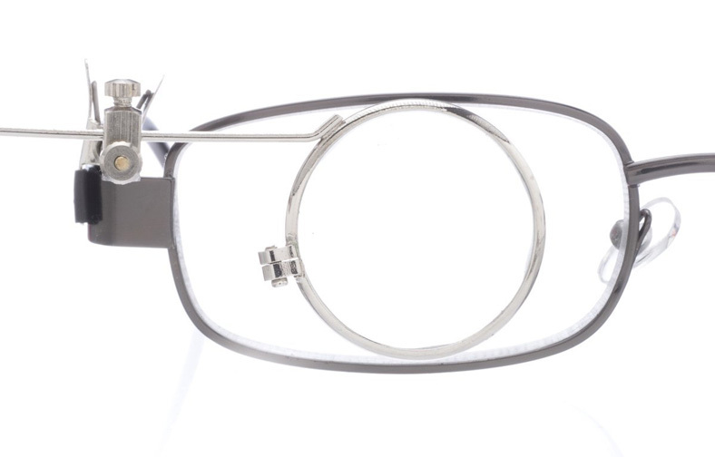 10X Single Lens Clip-On Eyeglass Eye Frame Jewelry Eye Loupe Magnifying Glass