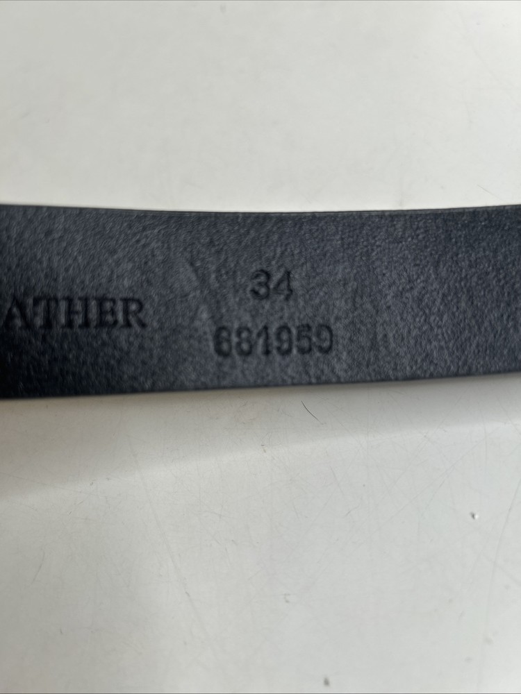 Security Guard Size 34 Genuine Cowhide Leather Belt