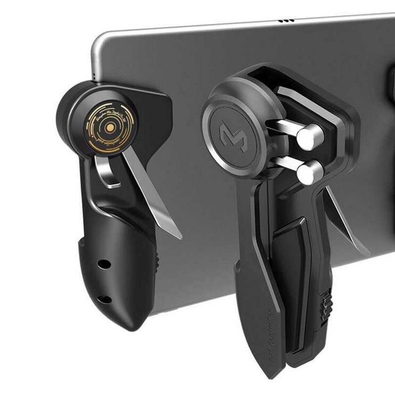Non-slip Trigger Joystick Game Controller 6 Finger Button For PUBG iPad Tablet c