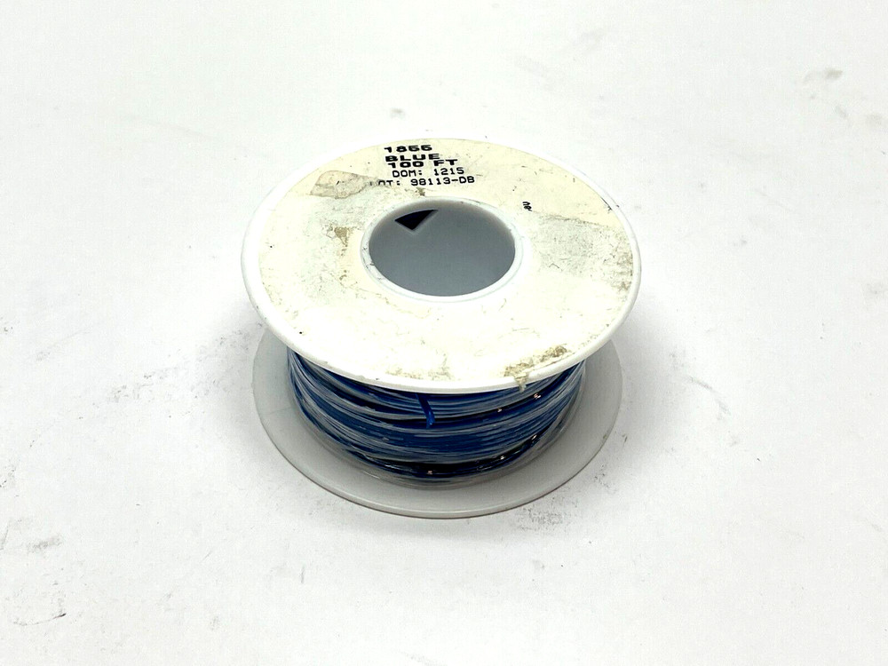 Alpha Wire 1855 BL005 Hook Up Wire 100ft Length