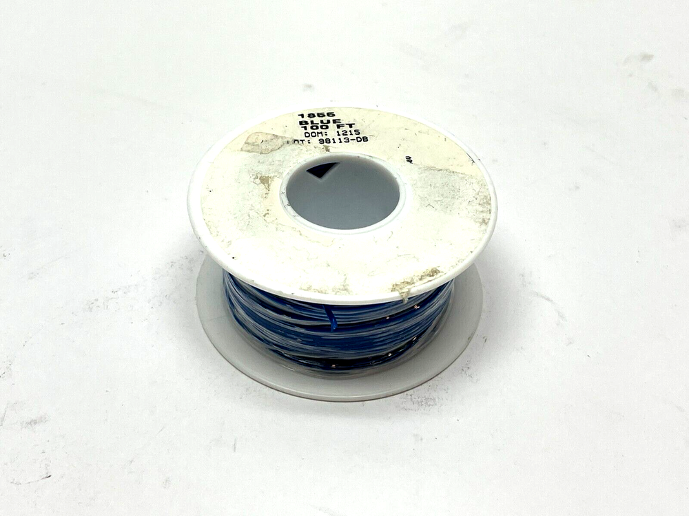 Alpha Wire 1855 BL005 Hook Up Wire 100ft Length