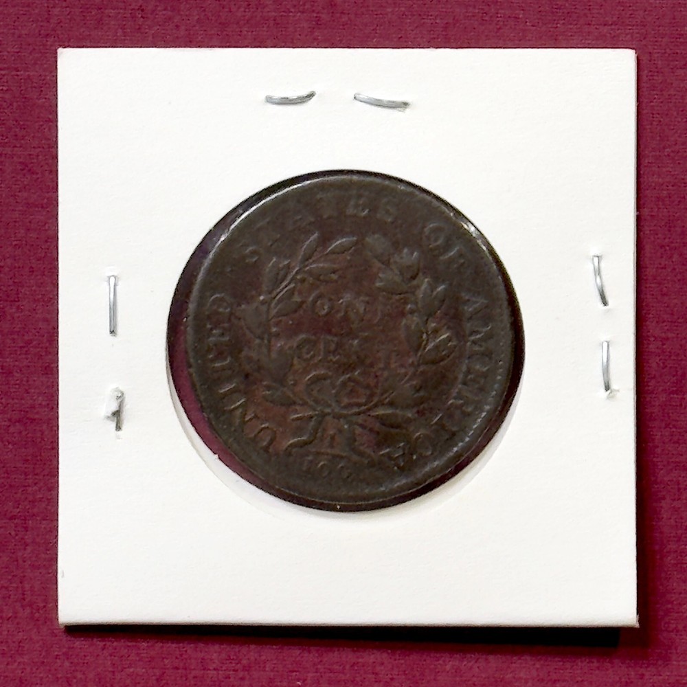 1800 USA Draped Bust Cent (VF) LGC20