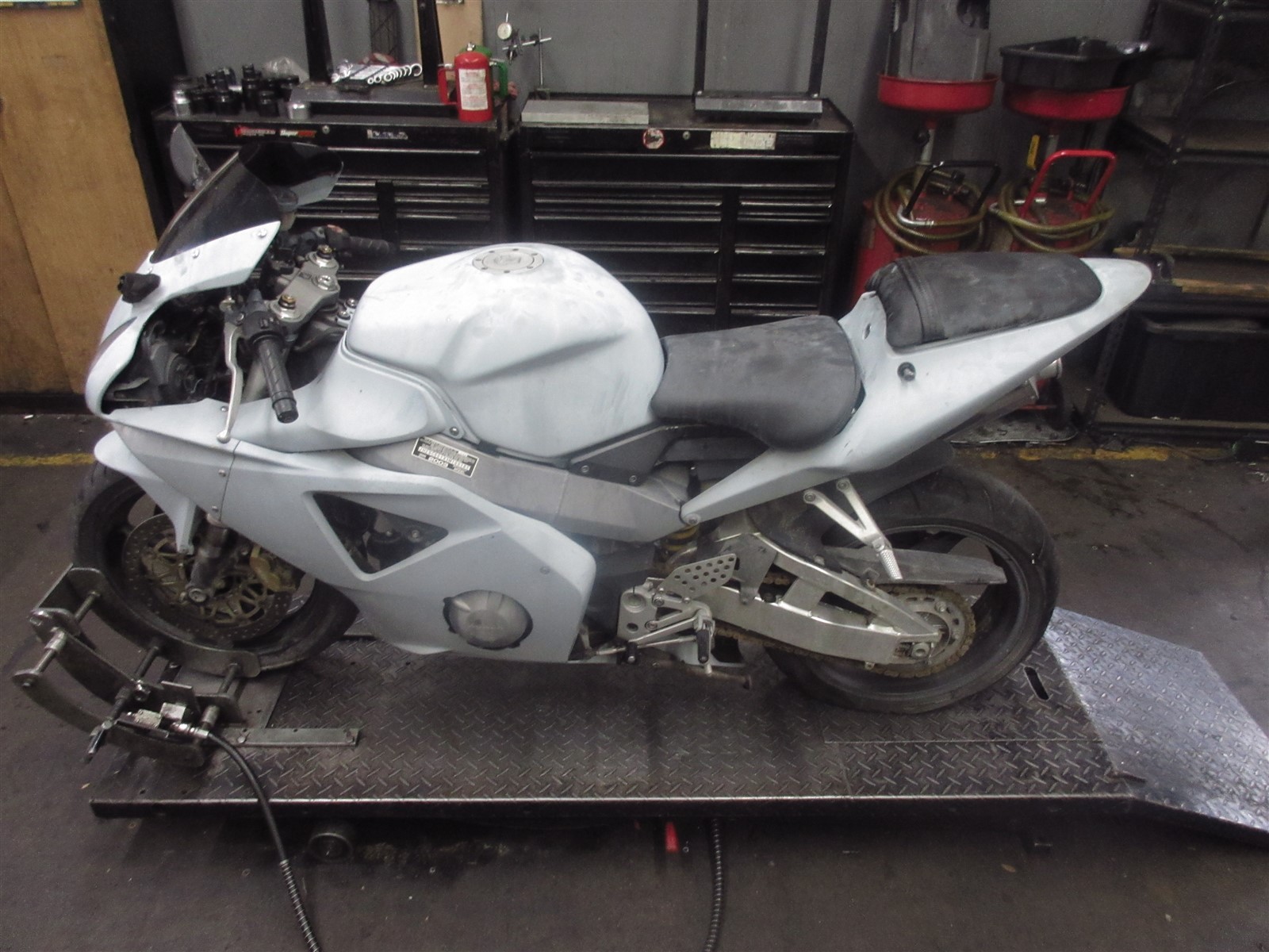 2003 02-03 Honda CBR 954 CBR954RR Crankcase Crank Case Engine Motor Block Piston