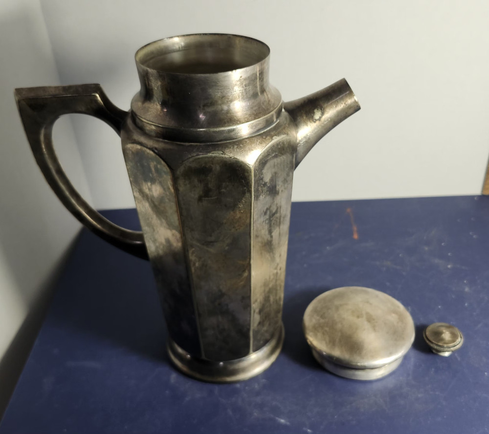 Toledo Silver Plated Art Deco Pitcher