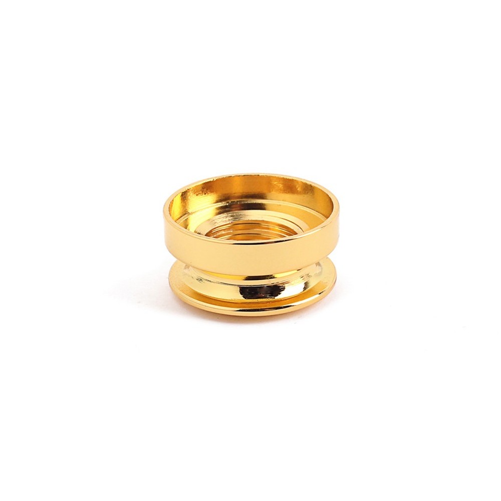3 Pcs Guitar Strap Jack Endpin Adaptor Acoustic Button Gold Replacement