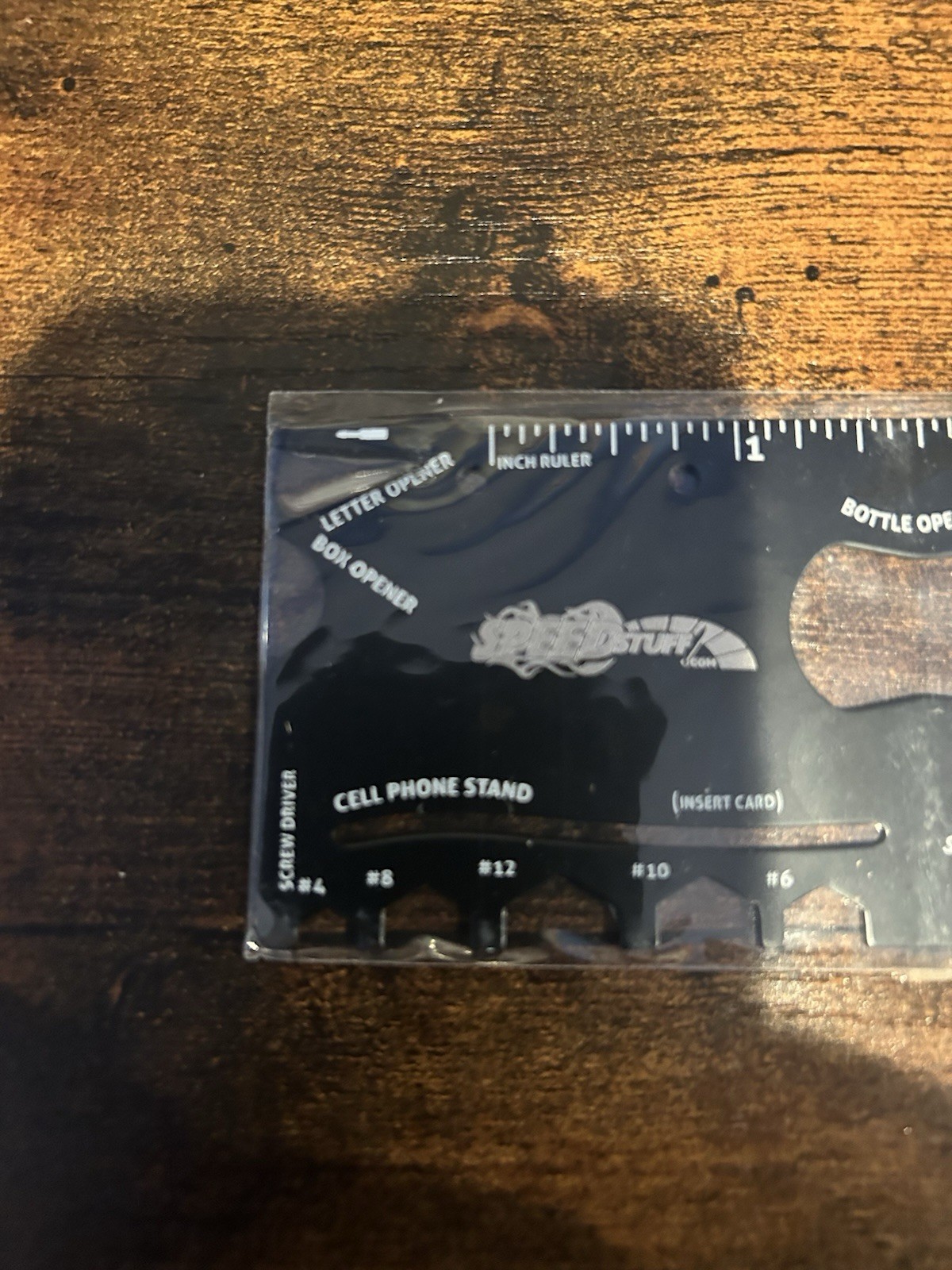 18 in 1 Wallet Multitool - Best Credit Card-Sized Tool for Emergencies - Black