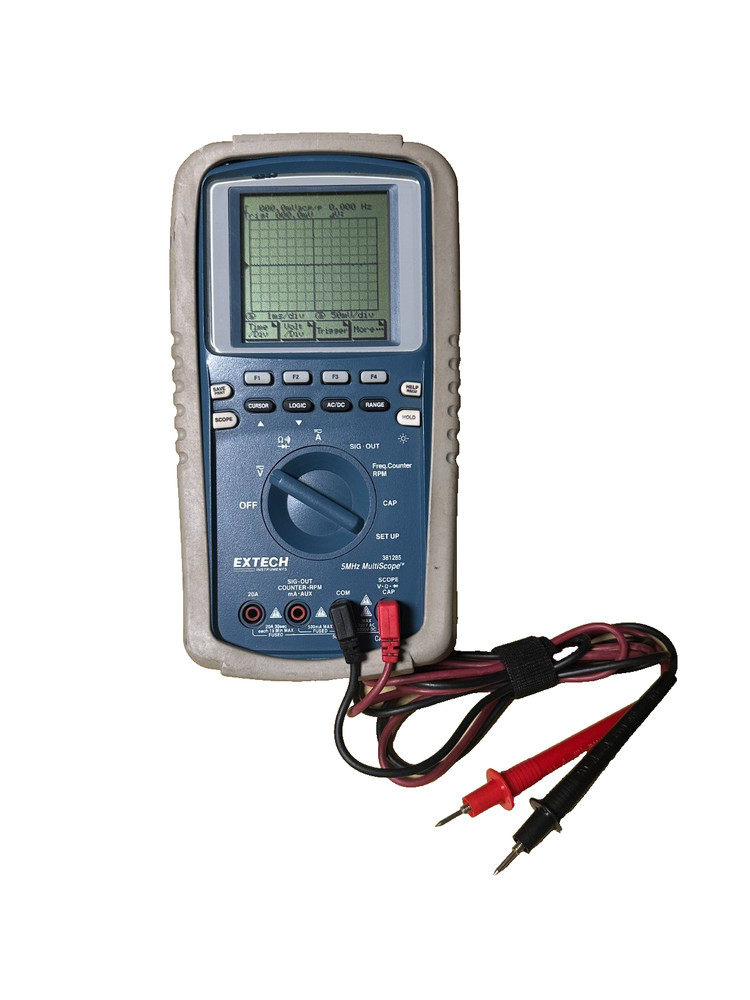 EXTECH HANDHELD MULTISCOPE / OSCILLOSCOPE / DIGITAL MULTIMETER