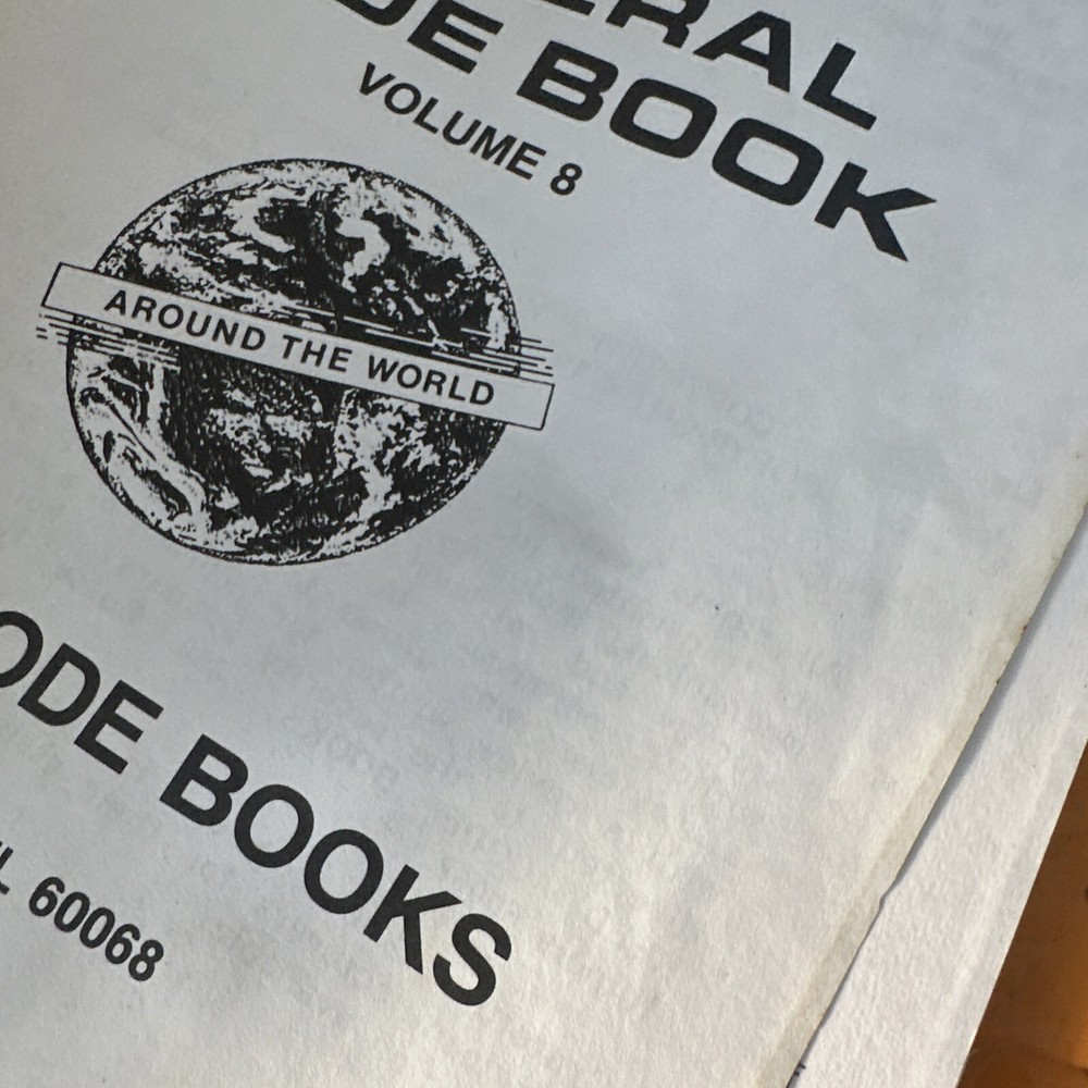 Reed Code Book volume 8 Locksmith Ledger Dated 1986/88 Read Look Free Ship