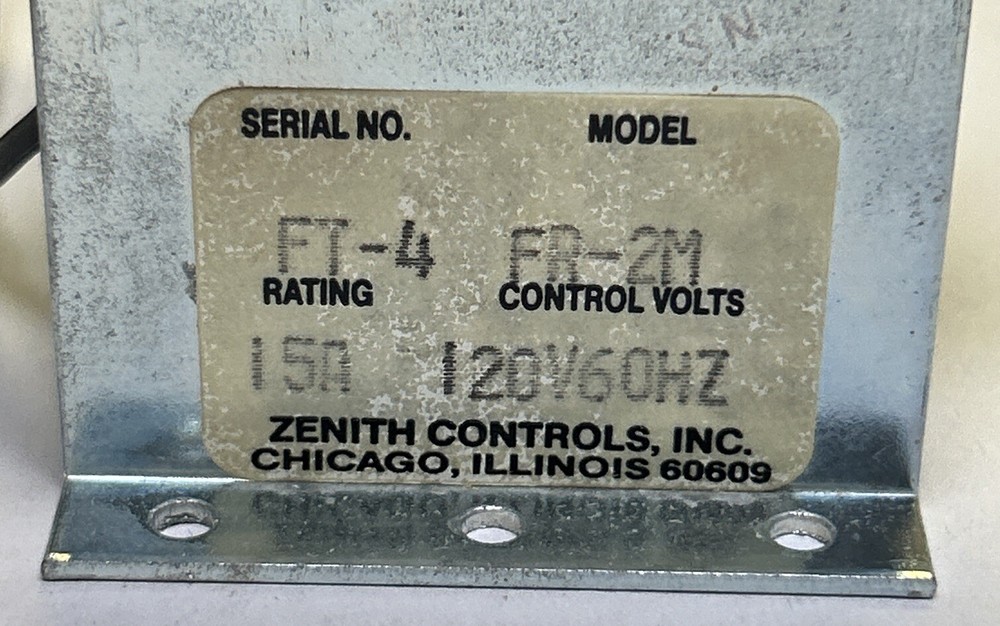 ZENITH CONTROLS,FR-2M,TIME DELAY TIMER