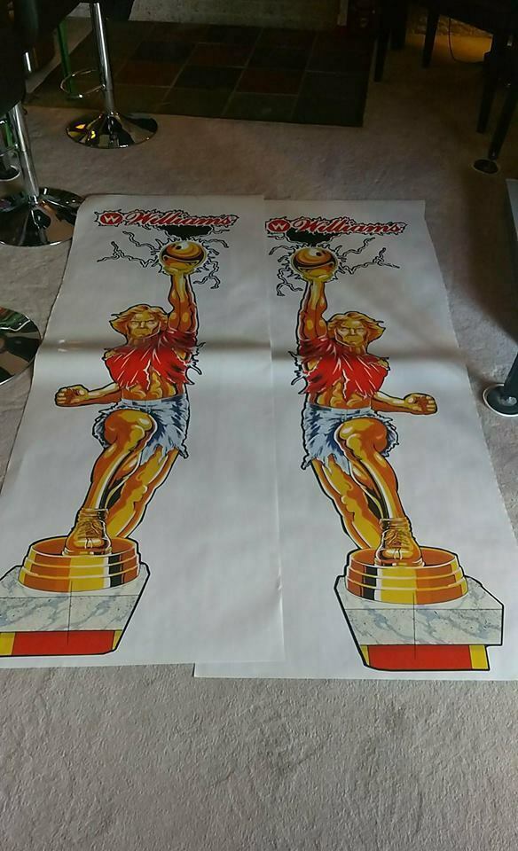 STRIKEMASTER Shuffle Bowler Machine CABINET Decal Set