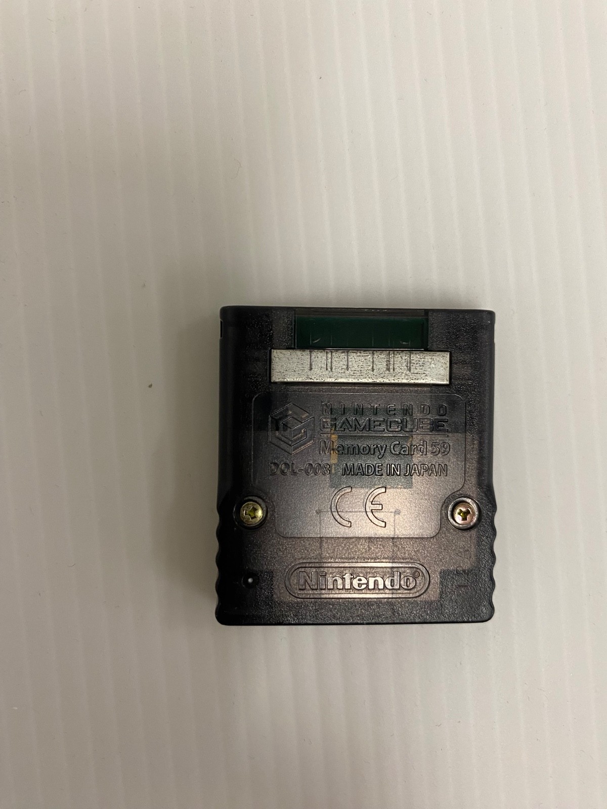Official Nintendo Gamecube Memory Card DOL-008 Genuine Grey OEM Tested Working