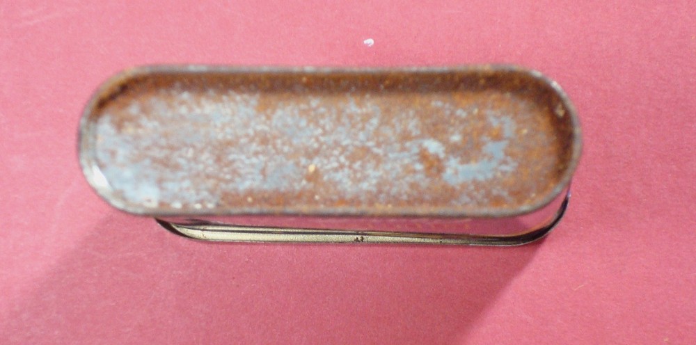 Bugler Blue Tin Hinged Lid Cigarette Case