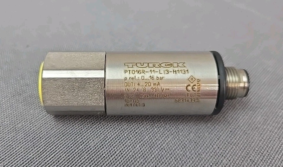 Turck PT016R-11-LI3-H1131 Pressure Transmitter 0-16 Bar 4-20mA New Unused...