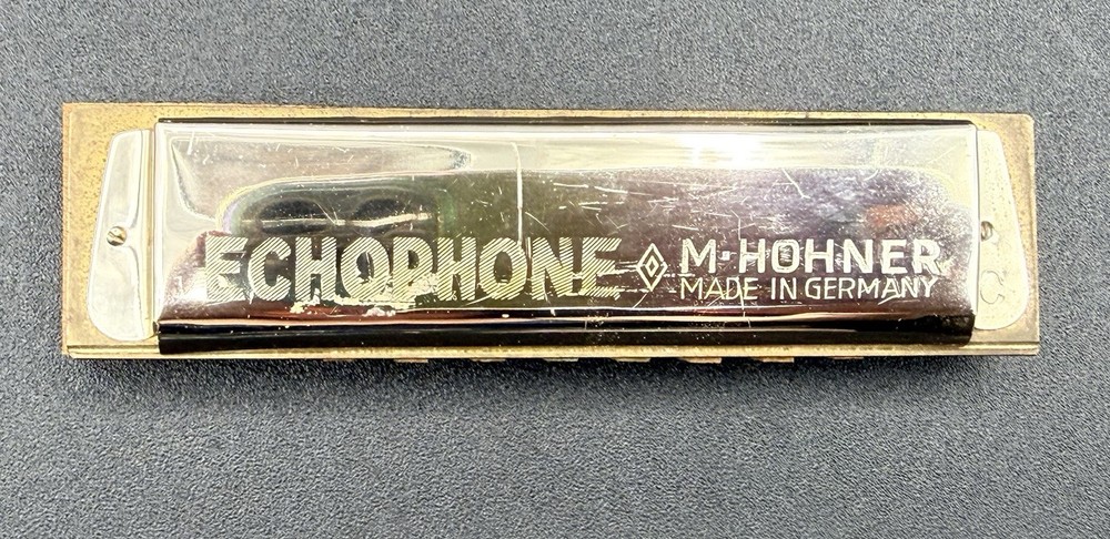 MCM NICE VINTAGE M. HOHNER ECHOPHONE HARMONICA EXCELLENT CONDITION