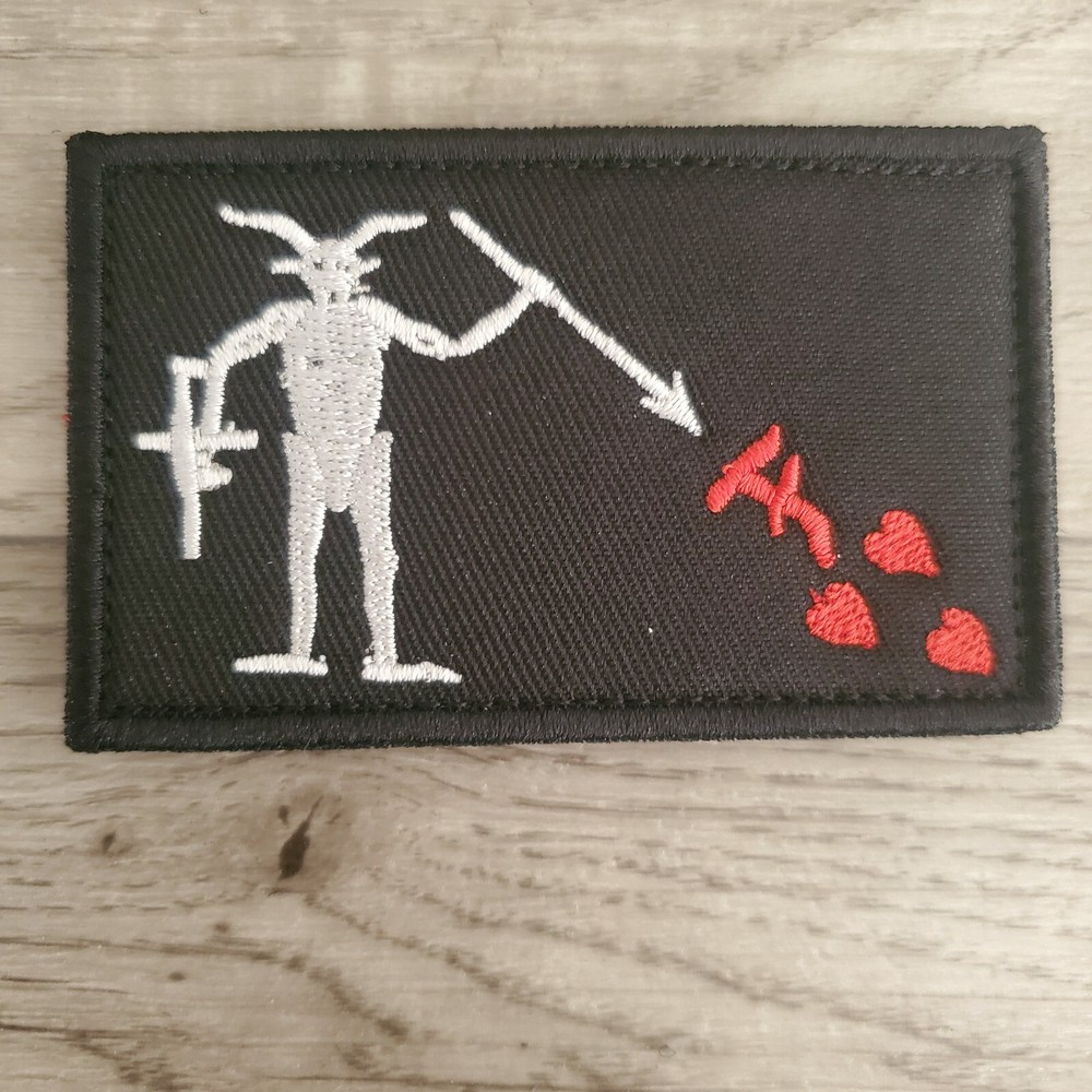 BLACK BEARD PIRATE Sarcastic Fun Tactical Morale Patch Hook and Loop
