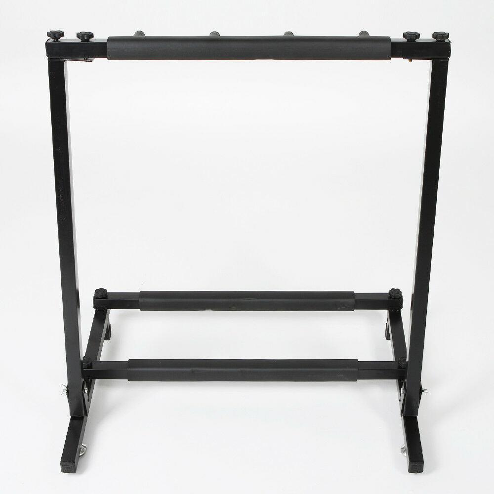 3 Guitar Stand Multiple 3 Display Rack Folding Padded Organizer