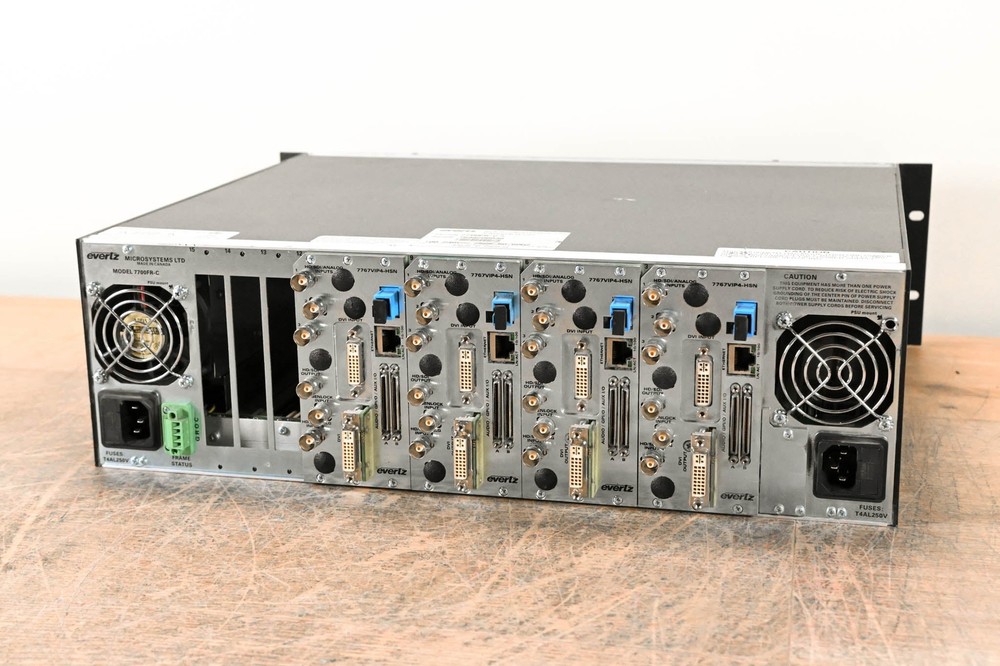 Evertz 7700FR-C MultiFrame Chassis CG00417