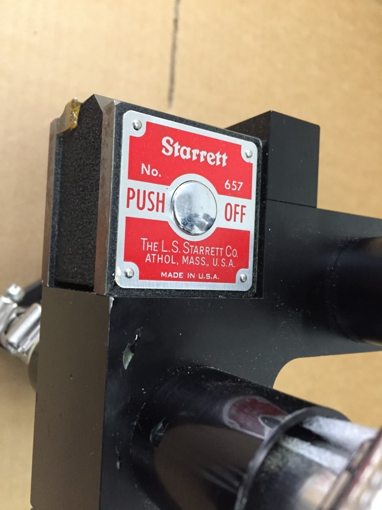 Starrett No. 657 Magnetic Base Indicator Holder