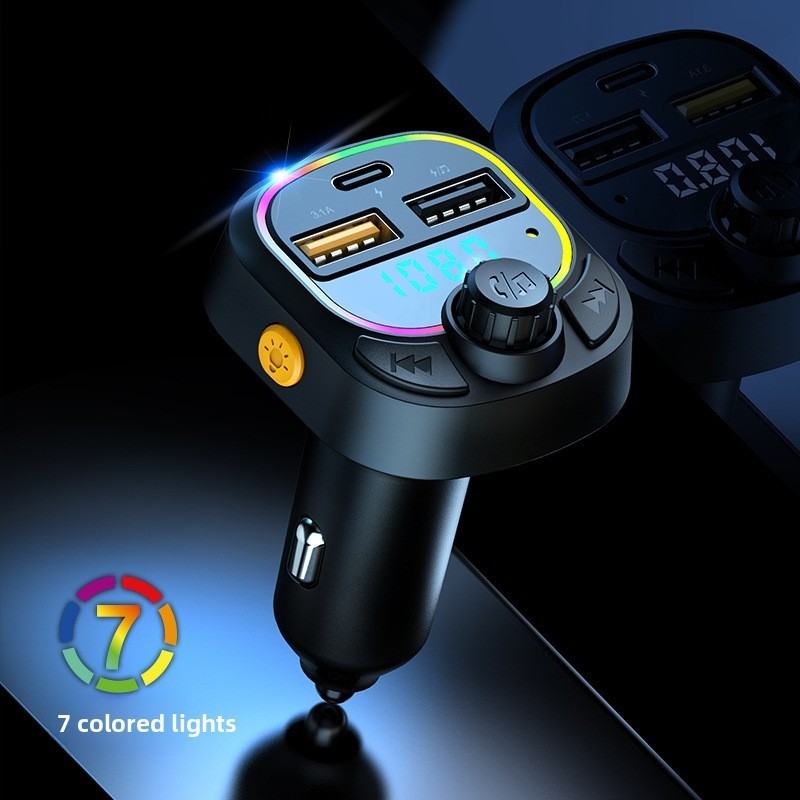 Bluetooth Car MP3 Player FM Transmitter with Dual USB Fast Charger