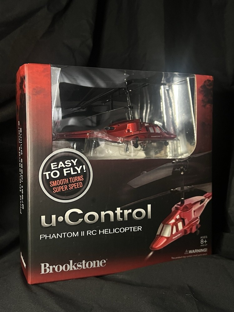 Brookstone U-Control Phantom II RC Helicopter - Remote Control - Easy to Fly
