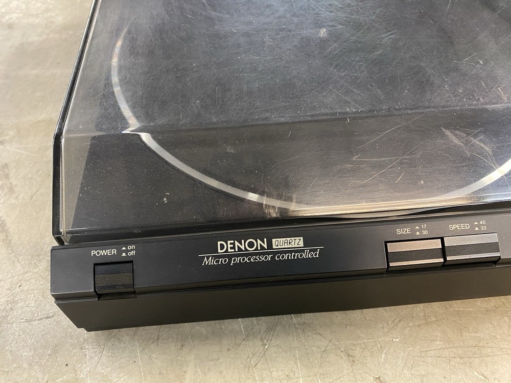 Denon DP-7F Quartz Full Automatic Direct Drive Turntable - SHOWN WORKING