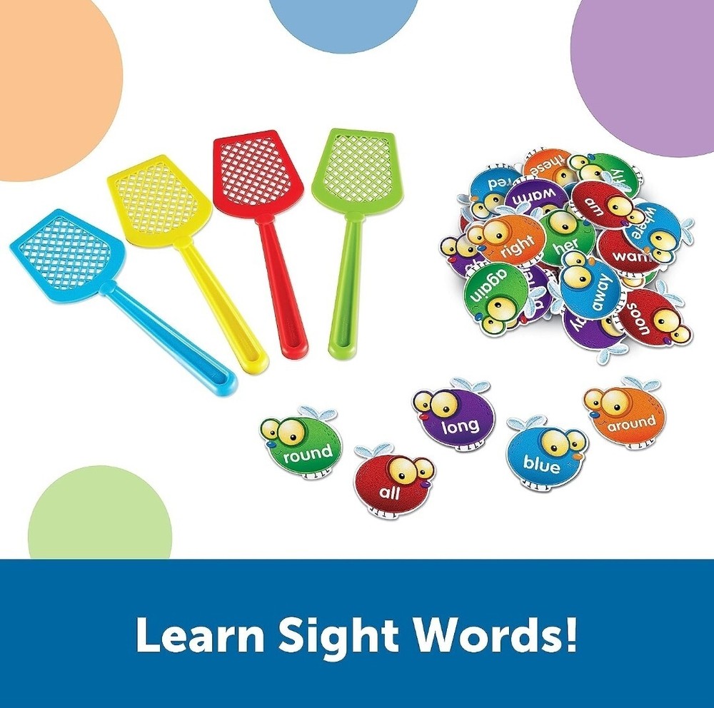 Learning Resources Sight Word Swat a Sight Word Game, Visual, Tactile & Auditory
